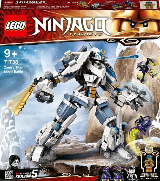 lego NINJAGO Legacy Zaneâ€™s Titanium Mecha Duel