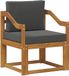 vidaXL Tuinbank Massief Acaciahout en Polyester Naturel