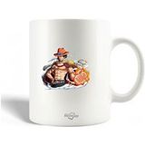 Keramische mok maniacase, Luffy Gear 5 One Piece Manga Anime