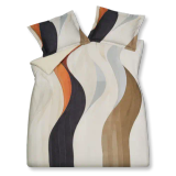 Vandyck Curva dekbedovertrek 140x200/220 Cream Tan