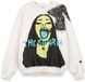 Grimey The Swarm Dc Shoes X Raw Honey Sweatshirt Vintage Blanc cassé M