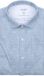 OLYMP Overhemd Level 5 24/Seven Herringbone Blauw - Maat 37