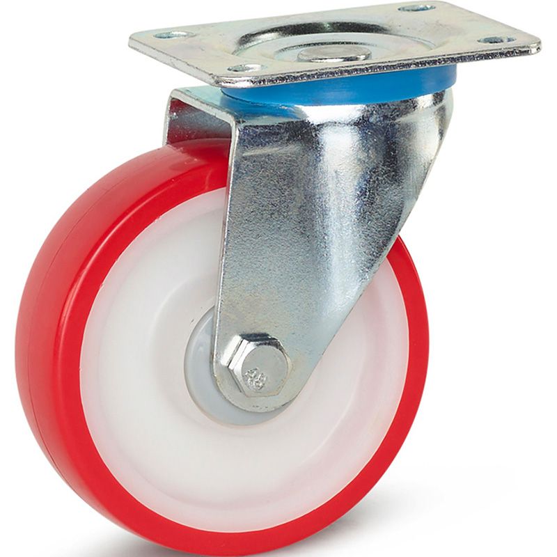 Meso Zwenkwiel polyurethaan 125mm - 230kg draagvermogen