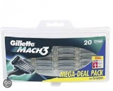 Gillette Mach3 - 20 stuks - Scheermesjes