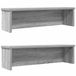 vidaXL Étagères de cuisine empilables 2 pièces 50x15x16 cm gris chêne sonoma