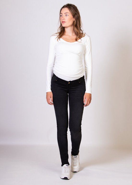 L2W Zwangerschapsjeans Emerald Skinny Charcoal - W29