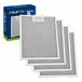 Alapure 4x Metaalfilter voor Etna 18831 / 88017203 318x258x8mm