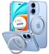 TORRAS Ostand Pro Apple iPhone 17 Hoesje 360° MagSafe Stand Transparant