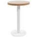 VidaXL Bistrotafel Lichtbruin en Wit 50 x 50 x 75 cm