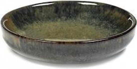 Serax Surface olijfschaaltje - 9 cm - set van 4 - donkergrijs