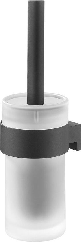 Tiger Bold Toiletborstel met houder - Zwart