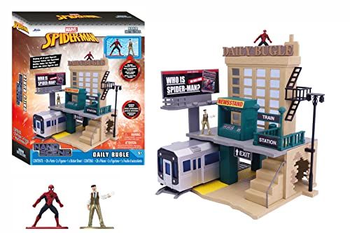 JADA - Marvel Spider-Man Nano Scene - 253225012 - Die-cast - 2 Figuren - 8+ jaar