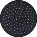 Pomme de douche pluie acier inoxydable 25 cm ronde noir