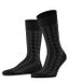 FALKE Modern Tailor Geruite Sokken Heren Zwart Maat 39-42