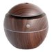 Humidificateur avec diffuseur et éclairage LED, régulateur d'humidité, 130 ml, avec câble USB, brun