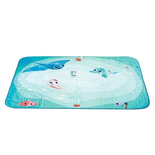 Tiny Love Treasure the Ocean XL - Picknickmat voor Buiten, Speelmat voor Kinderen, Waterbestendige Speelmat, Speelmat, 0 m+