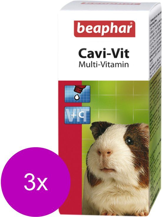 BEAPHAR Cavi-Vit - Supplement - 3 x 50 ml