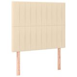 VidaXL Hoofdbord Crème Polyester Bois 1800 mm x 50 mm x 1180 mm