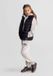 Minoti Gewatteerde Bodywarmer Meisjes met Afneembare Capuchon - Zwart