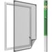 easylife Cadre de fenêtre anti-insectes Easylife PVC cadre magnétique moustiquaire Taille : 120 x 140 cm, anthracite, (1 pièce)