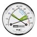 TFA Dostmann Analoge thermo-hygrometer in het Frans, 45.2024.FR, temperatuur- en vochtigheidsmeting in huis, met comfortzones, zilver