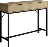 Vicco Lennox Bureau – 100 x 30 cm met 2 laden Eiken