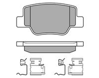 MEYLE Bremsbeläge hinten (Satz) 0252492616/W Hinterachse | Compatibel met: TOYOTA VERSO