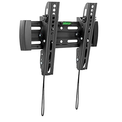 RICOO TV-muurbeugel Plat Kantelbaar Kantelbaar (N4522) Universeel voor 23-42 inch (tot 50 kg, Max-VESA 200x200) Gebogen LCD OLED-scherm TV-muurbeugel