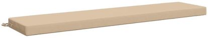vidaXL Bankkussen SOEST 100% Polyester Crèmekleurig 200 x 40 x 8 cm