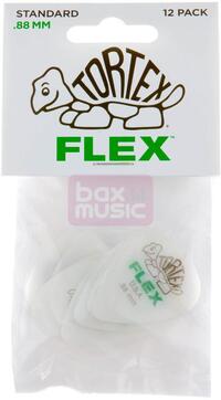 Dunlop Tortex Flex Standard plectrums 0.88 mm 12 stuks