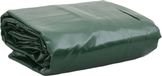 vidaXL Zeil Groen Canvas met PVC-coating 5 x 8 m