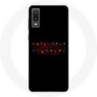 Maniacase Hoesje voor Samsung Galaxy A02 Stranger Things Logo poster Merry christmas