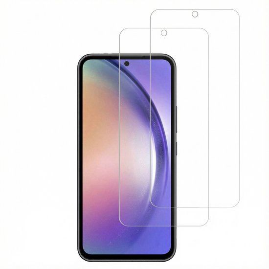 Accezz Screen Protector - Geschikt voor Samsung Galaxy A54 (5G) / S23 FE - 2 Pack Glass Screenprotector