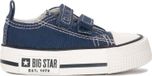 BIG STAR Baskets en tissu pour enfants avec fermeture velcro KK374077 Rose 19