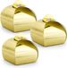 PartyDeco cadeaudoosje Bonbon Goud - Bruiloft - 20x - goud - 6 x 6 cm