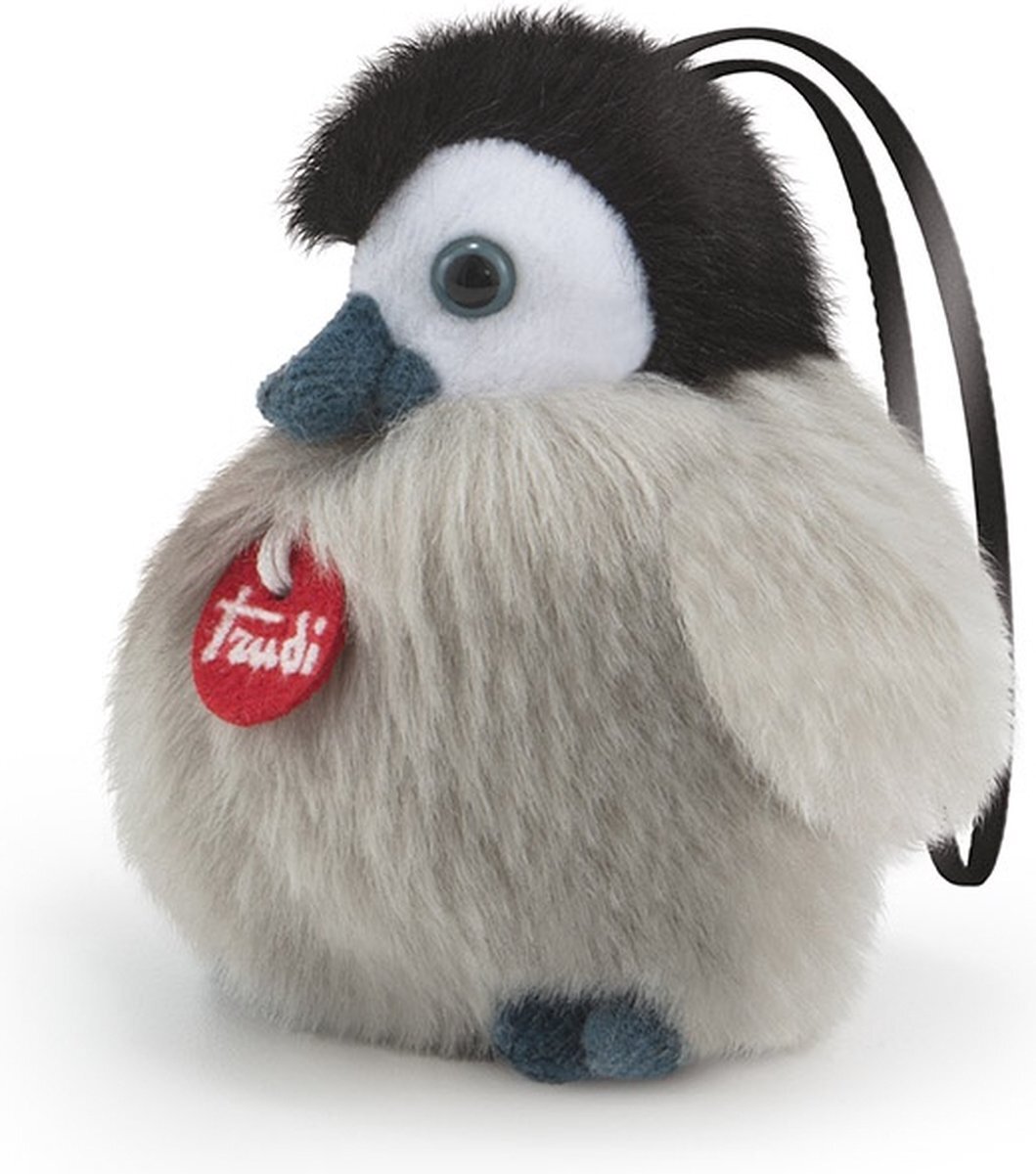 Trudi Knuffel Charm Pinguin 10 Cm Grijs Maat Xxs