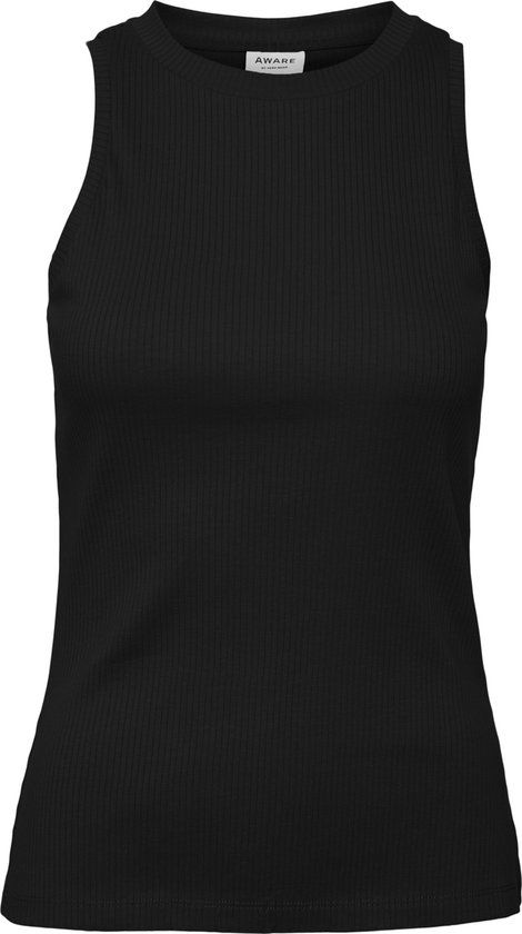 VERO MODA VMLAVENDER SL O-NECK TOP VMA NOOS - Zwart - XS - Dames