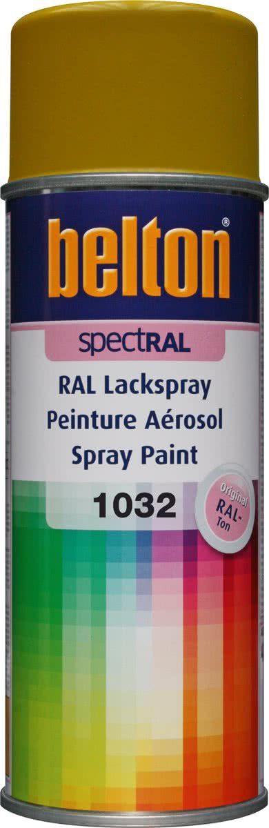 Belton Spuitbus RAL 1032 Glinstergelb 400ml