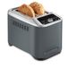 Cuisinart Smart Elite Broodrooster 2 sneetjes – extra lange sleuven – QuickView – Bagel, Enkel sneetje en ontdooien – +30 s Boost – uitneembare kruimellade – denim RVS-afwerking