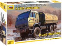 Zvezda K-5350 Mustang Russische 3-assige vrachtwagen 1:72 Modelbouw