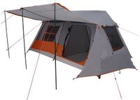 vidaXL Tunneltent Grijs en Oranje 400 x 278 x 182 cm