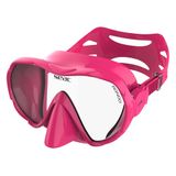 SEAC Rondò, randloze duik- en snorkelbril van silicone met enkele lens, kleiner volume, hydrodynamisch en ultralicht