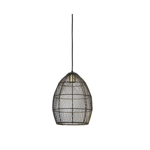 Light & Living Meya Hanglamp - Zwart - Ø23cm