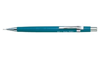 Pentel P207-C - Vulpotlood - 0,7 mm - blauw - 12 stuks