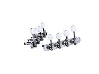 ORTEGA mandoline stemmechanismeset, F-stijl, premium, zwarte knoppen, chroom (OTMMAPREM-CR)