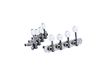 ORTEGA mandoline stemmechanismeset, F-stijl, premium, zwarte knoppen, chroom (OTMMAPREM-CR)