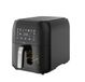 LITTLE BALANCE 8866 Crousty Light Long 8, friteuse zonder olie, Air Fryer, zonder PFAS, 7 vooraf ingestelde programma's, 8 liter voor 6 personen, 1700 W, zwart
