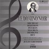 Auber;Le Melodram Daniel-François-Esprit Auber: Le Domino Noir