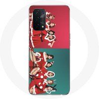 Maniacase Etui voor Oppo A74 5G TWICE kerstcadeau 2024