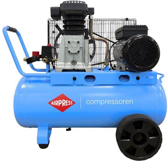 Airpress Compressor HL 340-50 | 10 bar | 3.0 pk/2.2 kW | 210 l/min | 50 l - Olie compressor
